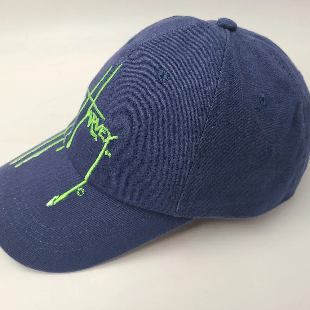Guy Harvey Hat Adjustable Blue Green Fishing Drip‎ Ooze Logo Casual Outdoors Men